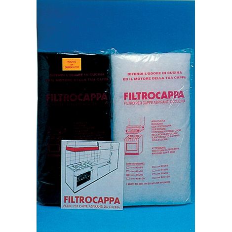 filtre pour hotte A  charbon 50x90 cm hottes aspirantes de cuisine