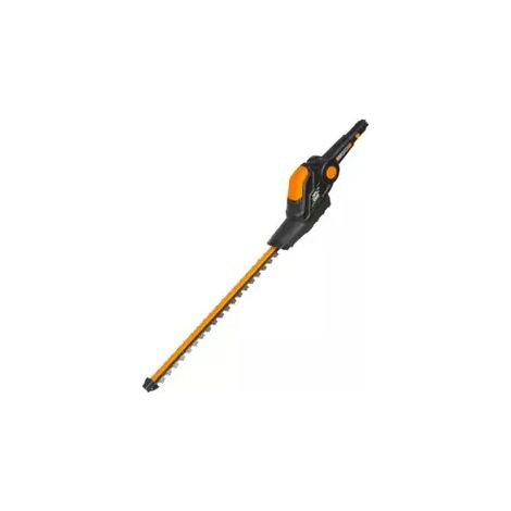Worx – Tête de taille-haie 20V WA0308 – Lame de 45 cm découpée au laser – Double action pour coupe précise jusqu'à 16 mm – Protection de lame incluse (1/2)