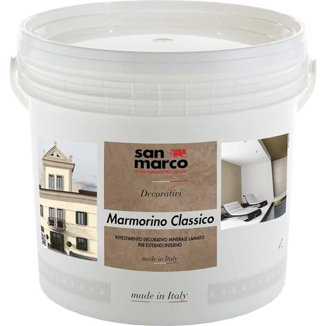 Mineralischer Beschichtung SAN MARCO Marmorino Classico weiß 25kg - SAN MARCO