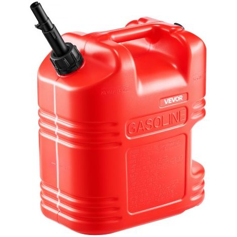 Bidón de Gasolina de 19 L, Tanque de Combustible de HDPE y PP, con Pico y Escala, Caudal Máximo de 15 L/min, a Prueba de Fugas, para la Mayoría de Autos, Motocicletas, ATV, UTV, Rojo, 1 Pieza (1/5)