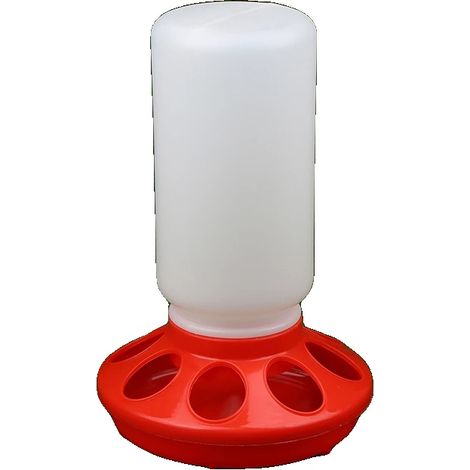 Mangiatoia e abbeveratoio per pollame, design impermeabile, facile da pulire, B (1/2)