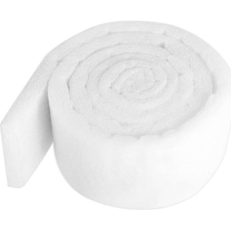 Lntyq Eponge filtrante pour Aquarium,2 m de Tampon filtrant pour Aquarium,Tampon filtrant biochimique épaissi,Mousse filtrante pour Aquarium de Bassin (1/5)