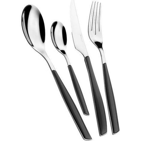 Ensemble de 24 pièces dans une boîte cadeau avec une fenêtre noire fumante noire Glamour Bugatti