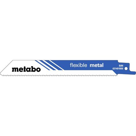 Lame per seghetto alternativo flessibili L.150mm spessore 0,9mm 14TPI BiM chiuso, svasato, confezione da 100 pezzi
