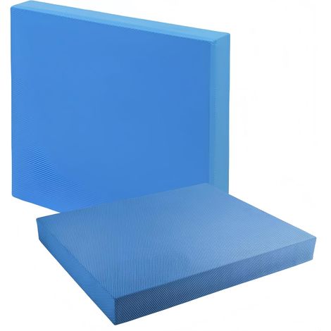 Balance Cushion 40 x 13 x 2 cm Yoga Balance Pad Balance Mat Gym Cushion Oscillating Cushion Blue (1/5)