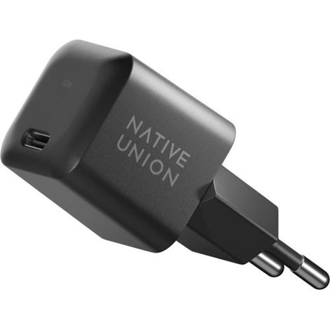 Native Union Fast GaN USB-C PD 30W Wall Charger - Black (1/4)