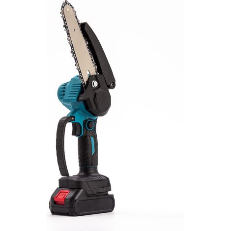 Comprend une tronçonneuse à batterie, un sécateur à batterie, 2 batteries 21V 1300Mah, une scie électrique à bois et à métal, un broyeur de broussailles portable professionnel (1/5)