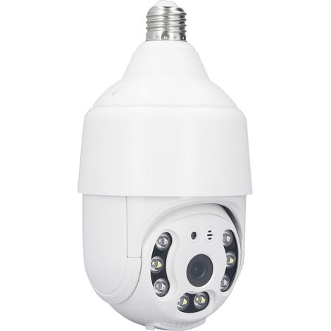 360°-WLAN-Überwachungskamera, IP66 wasserdicht, für den Innen- und Außenbereich, kabellose HD 1080p-Auflösung, Heimmonitor, 100-240V-Netzteil, Nachtsicht, Bewegungserkennung. (1/5)