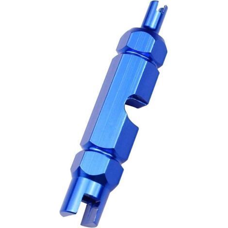 Bike Tube Tire Valve Core Removal Removal Tool for Bicycle Presta Schrader Replace Valve Cores (1/4)