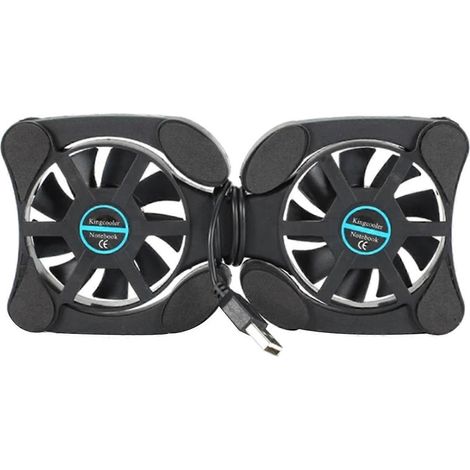Support de refroidissement pliable et fin avec ventilateur USB pour ordinateur portable ( ) (1/5)