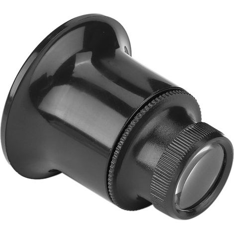 Loupe de montre en plastique 15x, anti-éblouissement, outil de réparation et de bijouterie