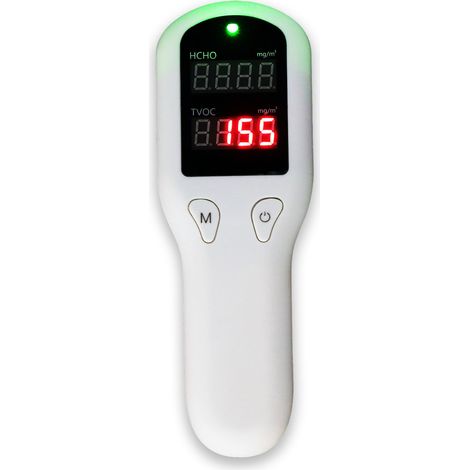 Détecteur de qualité d'air RC3001, mesureur de COV et formaldéhyde, sans piles incluses (1/5)