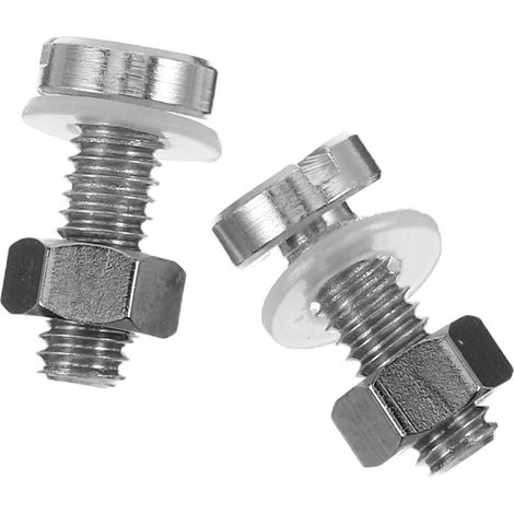 2pièces Vis De Fixation Pour Cellule Platine Vinyle Vis Miniatures Métalliques De Rechange Pour Détachées Accessoires Platine Vinyle (1/5)