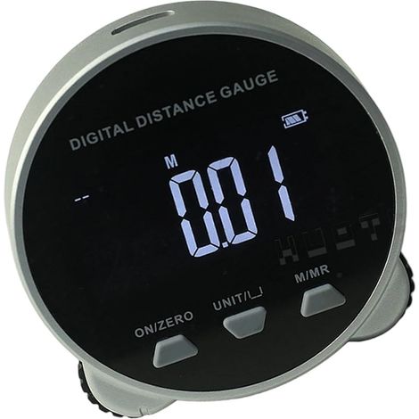 Rotella di misurazione digitale multifunzionale con schermo LCD - Strumento di misurazione della distanza ad alta precisione per uso interno ed esterno - Calibri digitali in ABS + PP (1/5)