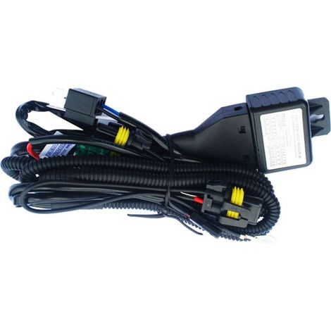 Ampoule LED xénon HID 35 W, ampoule de remplacement bi-xénon H4 pour feux de croisement et de route - 6000 K (1/3)