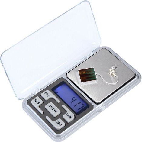 Bilancia da cucina, bilancia digitale da 0,01 g a 500 g, mini bilancia elettronica tascabile con display LCD per gioielli
