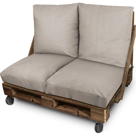 HAPPERS Coussin de sol polyvalent extérieur Naylim Mate Pierre 60x60 Pierre