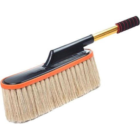 Car Wax Brush, Auto Duster Exterior, Soft Cotton Microfiber Cleaning Mop, Multi Purpose Retractable Dusting Tool for Auto, Home, Ceiling Fan, Dashboard, Vent, and Blind (1/5)