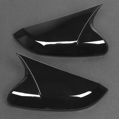 Bullhorn-Spiegelkappen für Honda Civic 16-20 (Paar), glänzend schwarz (1/5)