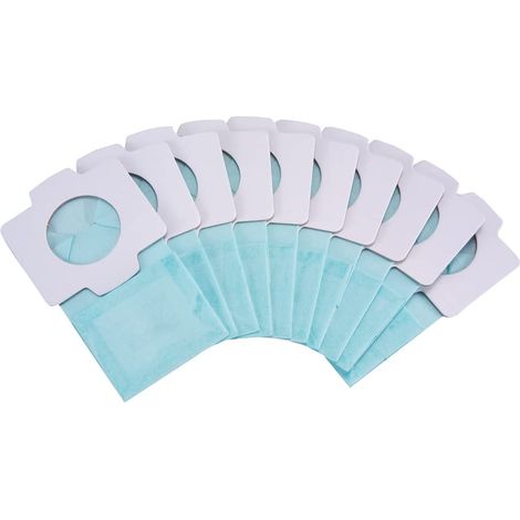 MAKITA 198744-5 LOT DE 10 FILTRES EN PAPIER POUR DCL182, CL107, CL072, CL102, BCL142, BCL182 (1/4)
