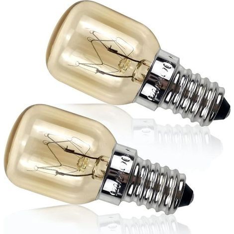 Ampoule De Four 25W Petite Vis Edison E14 Base Nickel Lampe De Sel Ampoule Lampe Pygmée (2) (1/4)