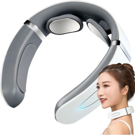 Masajeador de cuello eléctrico por impulsos, Masajeador de cuello eléctrico por impulsos, Masajeador de cuello eléctrico inteligente, para damas y caballeros, Masajea todo el cuerpo (1/5)