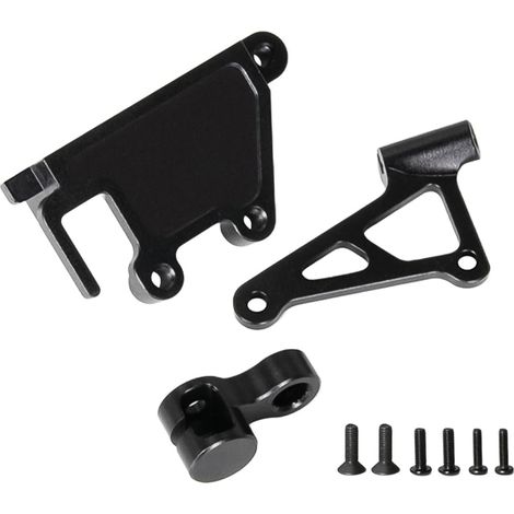 Soporte de servo de dirección de aleación de aluminio 7075, accesorio de mejora del brazo del servo, adecuado para motocicletas LOSI 1/4 Promoto-MX, puede reemplazar a LOS261013. (1/5)