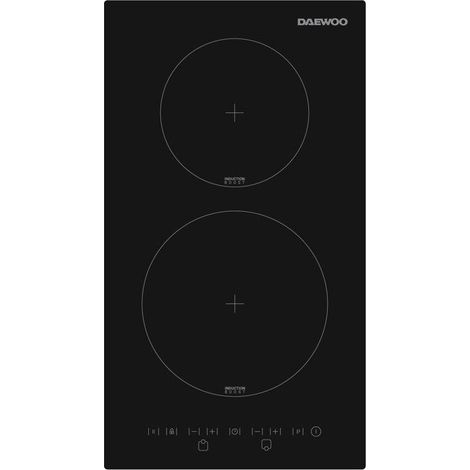Piano cottura a induzione - DAEWOO - 2 zone - 30 cm - BH3ITF25BNM - Nero (1/5)