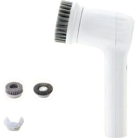 Nettoyeur électrique Synoshi avec 3 têtes remplaçables et 2 vitesses, brosse sans fil pour nettoyer la salle de bain, le carrelage, la voiture, le sol, la cuisine et plus encore (1/4)