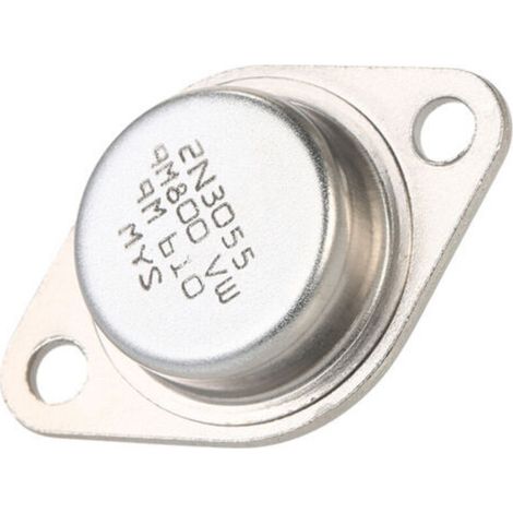Brrnoo 5pcs 2N3055 Transistors de Puissance 15A 100V NPN TO-3 Metal Box/Cover NPN Power Transistor for Power Aliments Circuits Series et Contrôleurs d'arrêt.