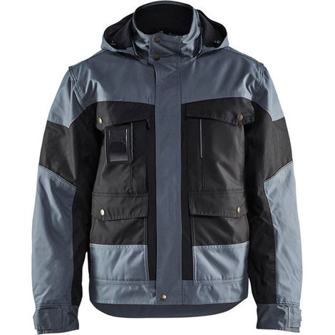 Veste de travail hiver 4886 - Noir/Gris clair XXXL (1/4)