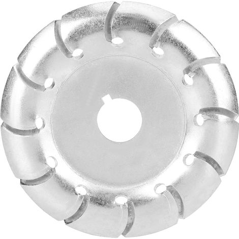 Disque à bois 12 dents pour pliage, acier manganèse argenté 85x16mm, meuleuse d'angle (1/5)