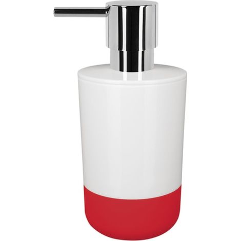 Dispensador de jabón PP MOJI  rojo y blanco Spirella