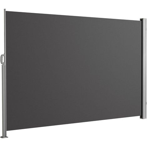 Alu-Seitenmarkise Anthrazit 200 x 400 cm