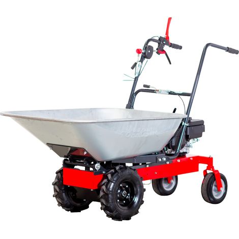 Torros – Brouette motorisée 100L – Charge 200kg – Moteur 3,2ch – Basculement manuel – Pour terrains accidentés – MK200F