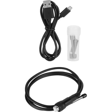 Boroscopio per la rilevazione di termiti con schermo IPS da 5" e telecamera HD 1080p - Kit professionale in ABS per ispezioni meccaniche e domestiche (1/4)