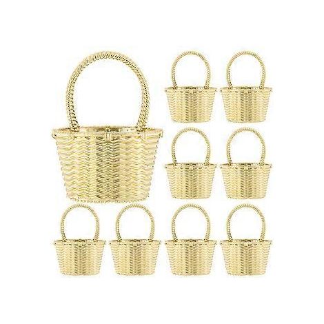 12 kleine Aufbewahrungsboxen in Form von Blumenkörben, europäische Bankett-Geschenkboxen