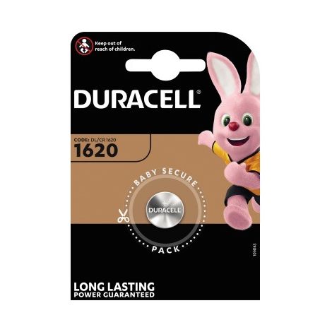 Duracell Knopfzelle CR1620 3 V 1 St. 75 mAh Lithium DL1620
