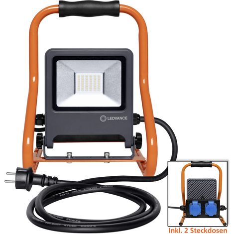 Ledvance LED Stahler R-Stand inkl. Mehrfachsteckdose, max. 3000 Watt (1/3)