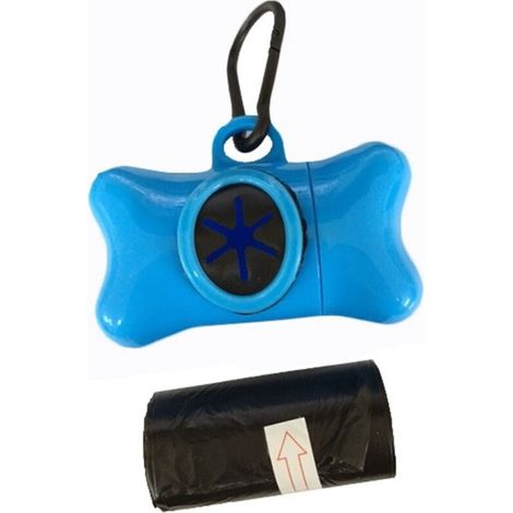 Dispenser Porte-sacs Déchets Sanitaires Excréments En Forme D'os Pour Chien Chat Nécessite Rouleau Sacs Sacs