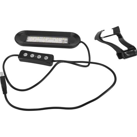 Lampe LED pour aquarium à spectre complet et haute luminosité, à pince, pour eau douce et eau de mer (1/5)