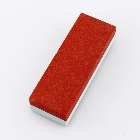 Ortviai Pierre à aiguiser double face 400 / 1500 pour couteaux, rasoirs et outils – 100 x 35 x 22 mm (1/5)