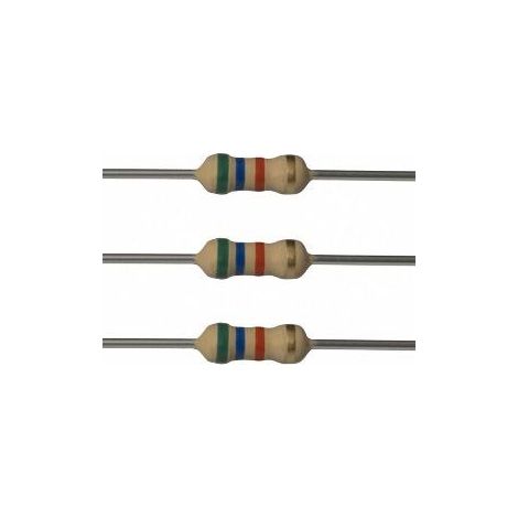 5R6 1/2W Kohlewiderstand 5,6 Ohm 1/2W 5%.