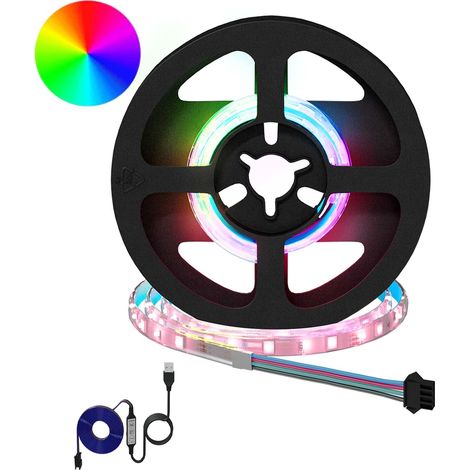 LED Streifen 2 pcs Schwarz und Transparent 250 mm (1/5)