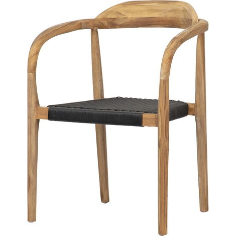 Chaise en teck naturel 60 x 60 x 85 cm