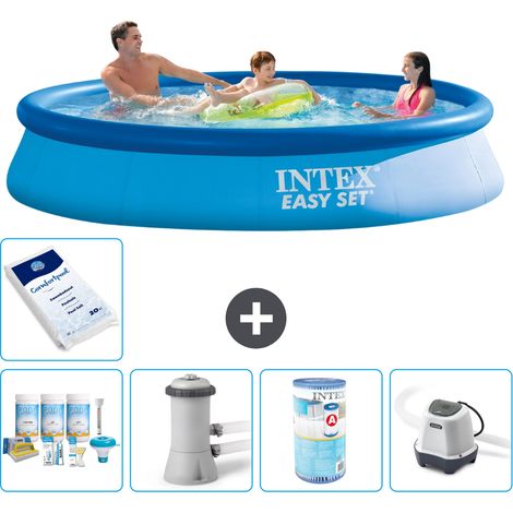 Intex Piscina Easy Set Rotonda - 366x76 cm - 7-pezzi S40640 (1/5)