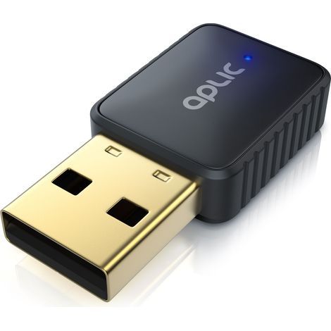 Aplic WLAN-Dongle, WiFi Stick Dual Band 600 MBit/s 2,4 GHz + 5 GHz / 802.11 ac/n/g/b/h (1/5)