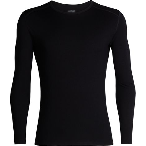 Camiseta térmica de manga larga para hombre Icebreaker 260 tech black IB104371001 r XL (1/5)