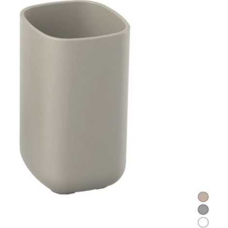 PORTA SPAZZOLINI POD Bianco cm 7 x h.11,5 x 7
