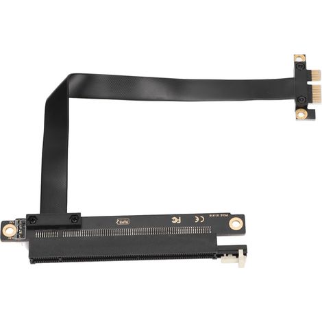 Cable flexible para adaptadores PCI Express, que garantiza una transmisión estable cable de extensión PCI-E de alta velocidad con revestimiento protector contra interferencias electromagnéticas.